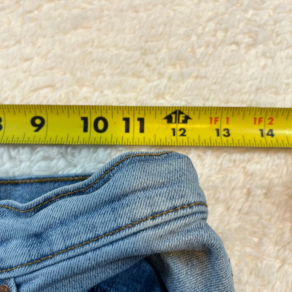Levi's Women's High Rise Wedgie Straight Leg Denim Jeans Blue‎ Sz 27 Frayed Hem - Picture 11 of 11